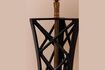 Miniature Table lamp in black brass Fer 3