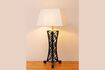 Miniature Table lamp in black brass Fer 4