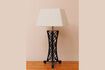 Miniature Table lamp in black brass Fer 5