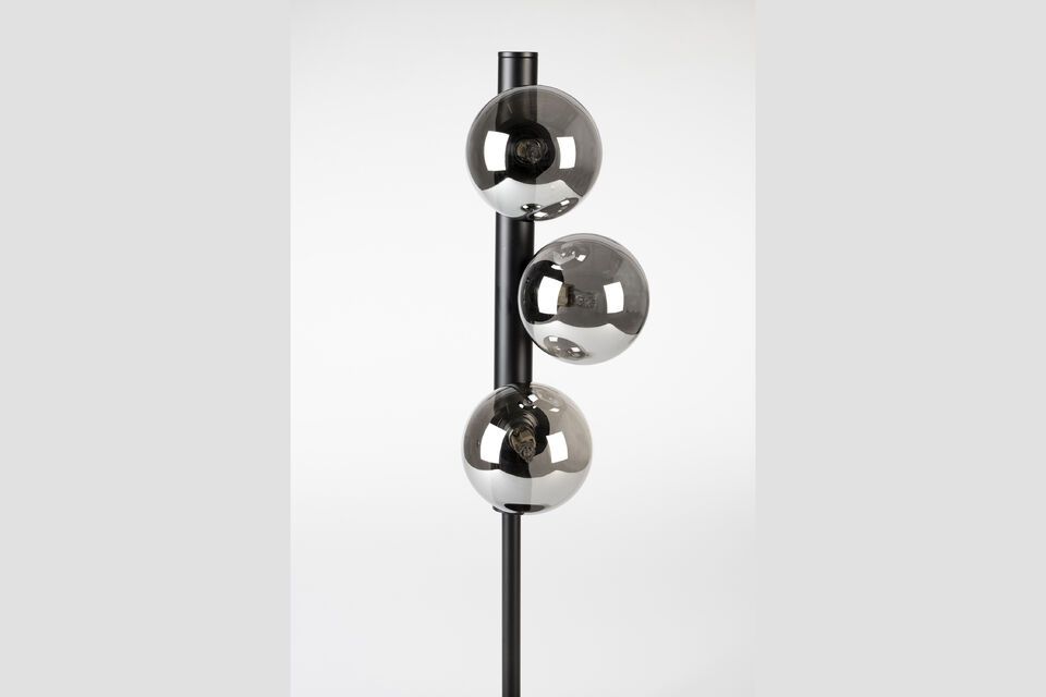 Table lamp in black glass Monica - 5