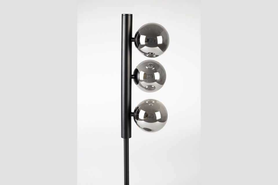 Table lamp in black glass Monica - 6