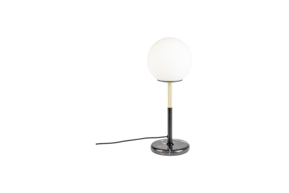 Table lamp in black glass Orion - 3