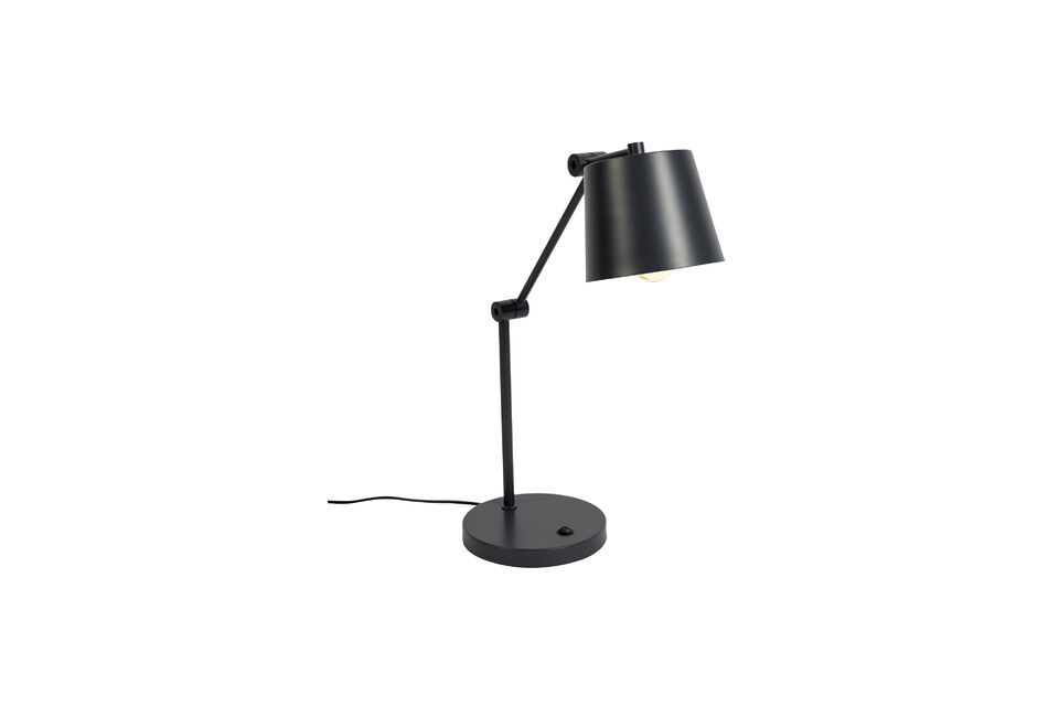 Table lamp in black iron Hajo - 5