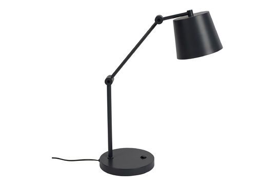 Table lamp in black iron Hajo Clipped