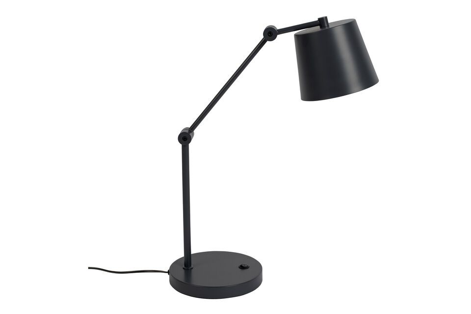 Table lamp in black iron Hajo - 4