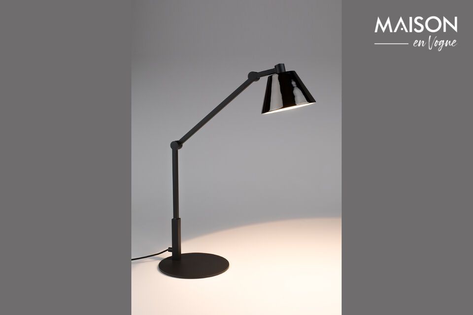 Table lamp in black iron Lub - 1