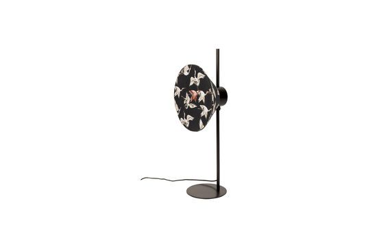 Table lamp in black metal Jaylee Clipped