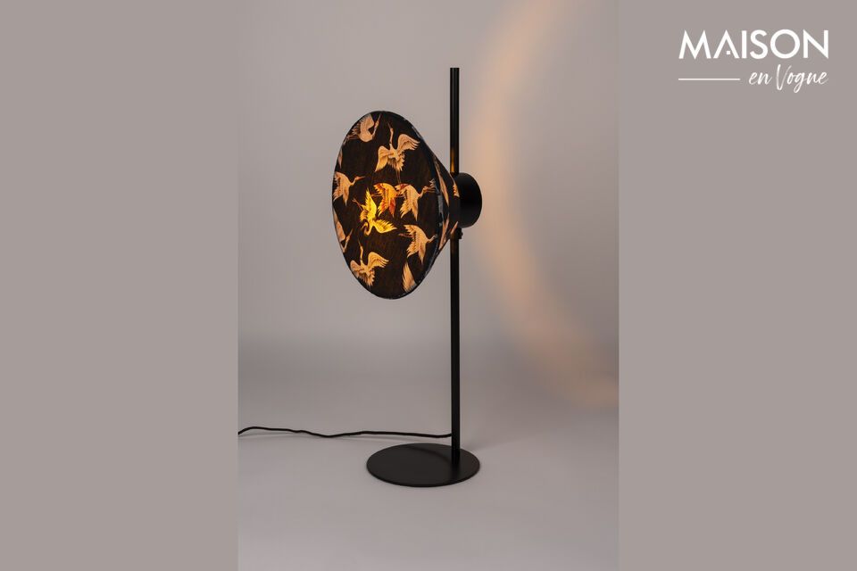 Table lamp in black metal Jaylee White Label