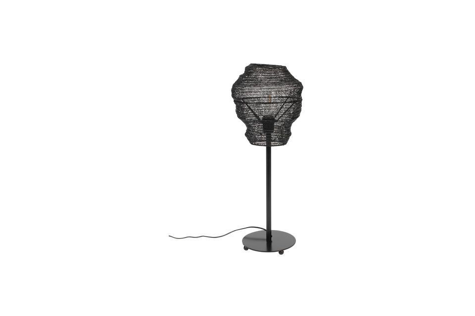 Table lamp in black metal Lena - 1