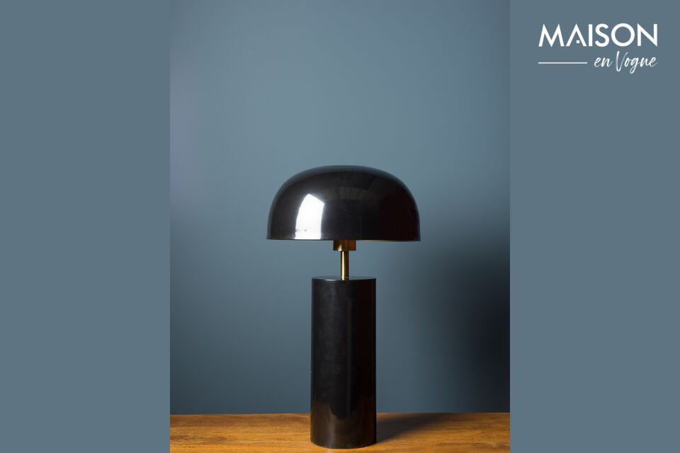 Table lamp in black metal New Chehoma