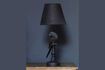 Miniature Table lamp in black resin Perroquet 1