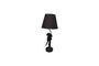 Miniature Table lamp in black resin Perroquet Clipped