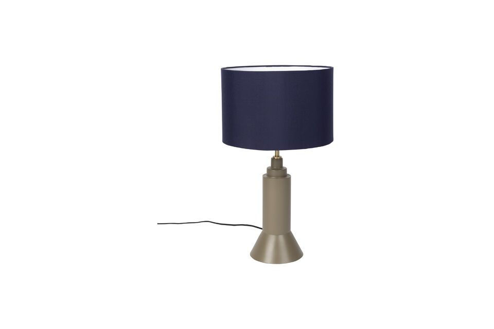 Table lamp in blue iron Dark - 2