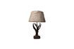 Miniature Table lamp in brown resin Deer 6