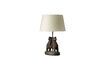 Miniature Table lamp in brown resin Dos 3