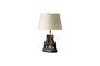 Miniature Table lamp in brown resin Dos Clipped