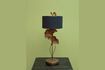 Miniature Table lamp in copper resin Ginkgo 1