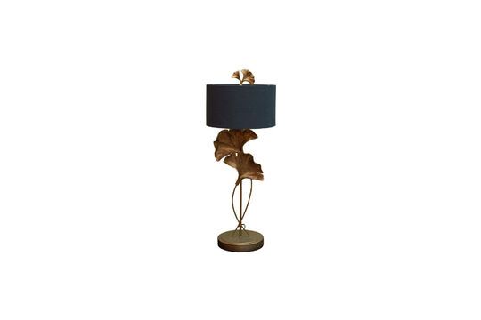 Table lamp in copper resin Ginkgo Clipped