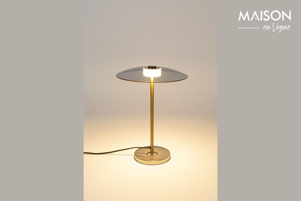 Table lamp in gilded glass Float - 1