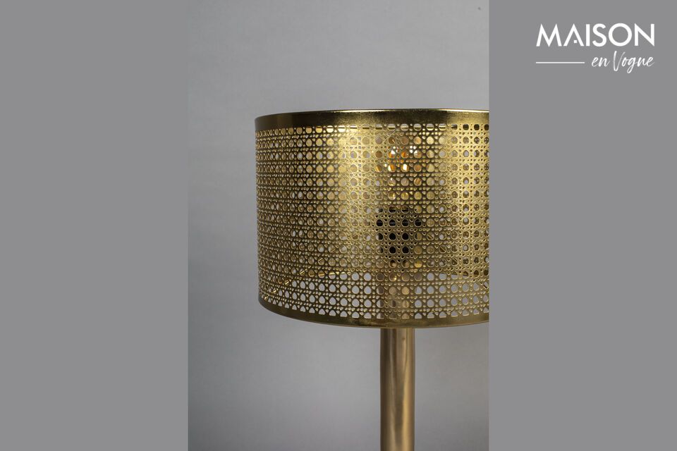 Table lamp in gilded iron Barun - 3