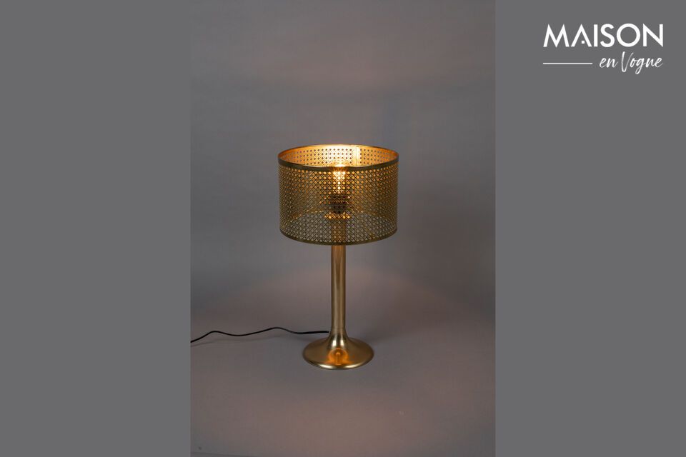 Table lamp in gilded iron Barun DutchBone