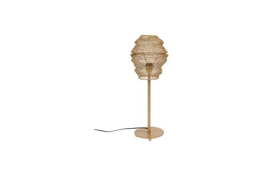 Table lamp in gold metal Lena Clipped