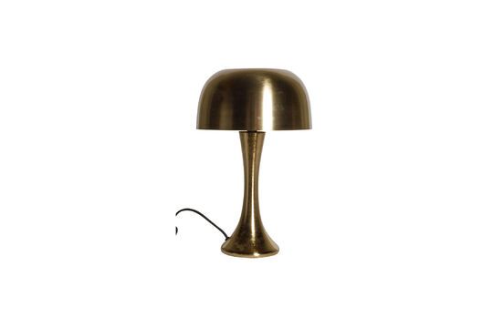 Table lamp in gold metal Mushroom Clipped