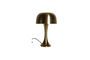 Miniature Table lamp in gold metal Mushroom Clipped