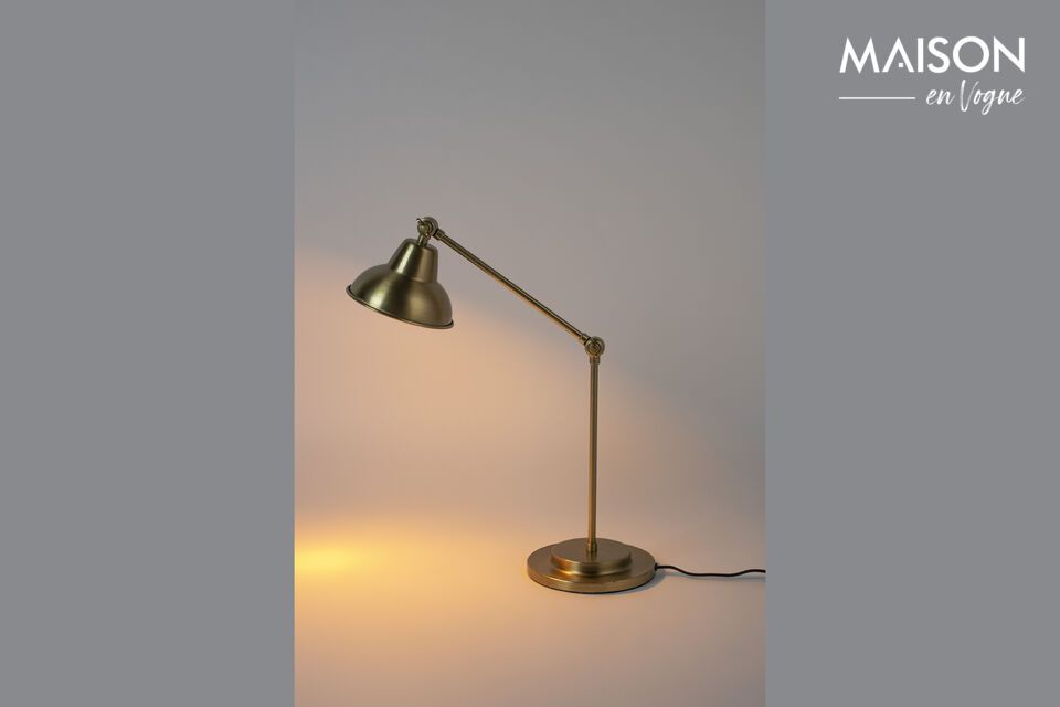 Table lamp in golden iron Xavi White Label