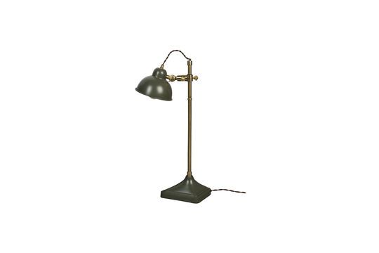 Table lamp in green iron Todd Clipped