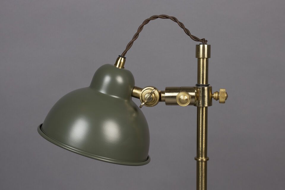 Table lamp in green iron Todd - 1