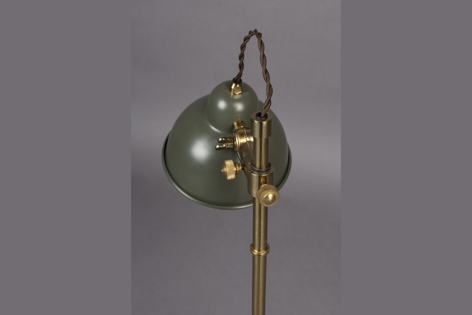 Table lamp in green iron Todd - 2