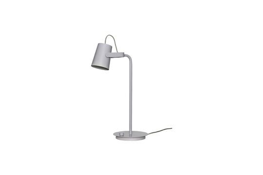 Table lamp in light grey metal Ardent Clipped