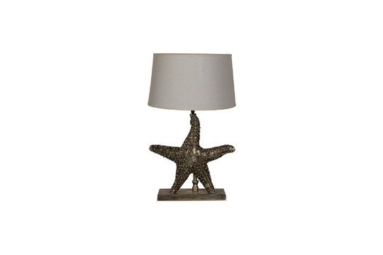 Table lamp in Mer gray aluminum Clipped