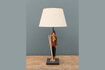 Miniature Table lamp in multicolored resin Skier 1