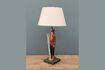 Miniature Table lamp in multicolored resin Skier 2