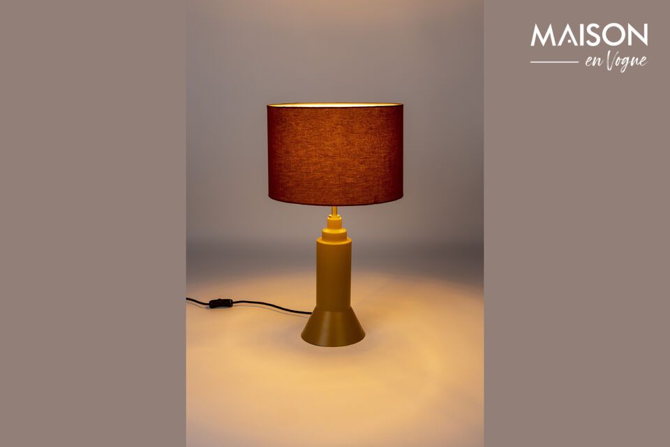 Table lamp in red iron Earth White Label