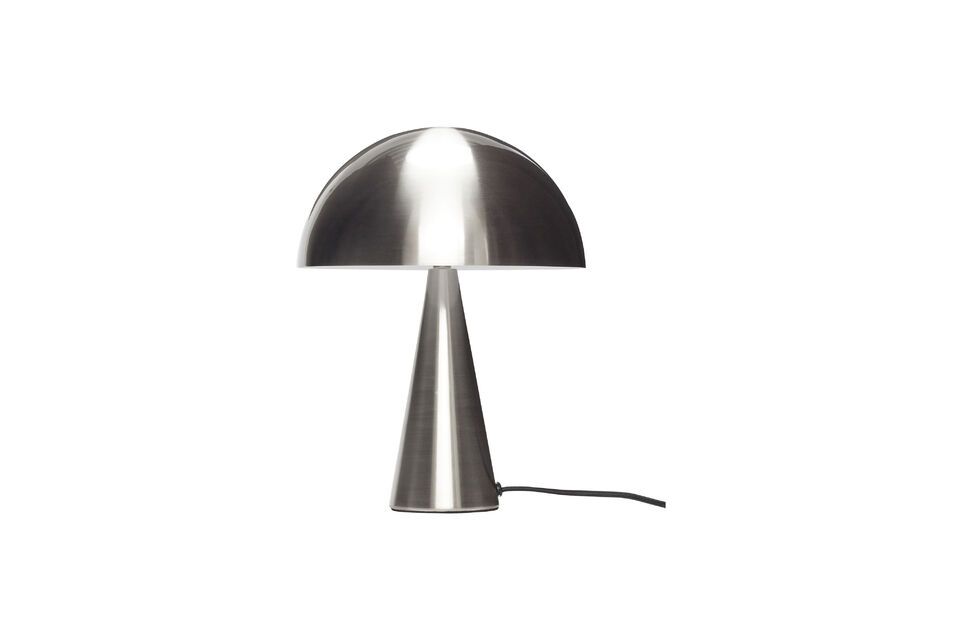 Table lamp in silver metal Mush Hübsch