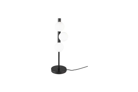 Table lamp in white glass Monica Clipped