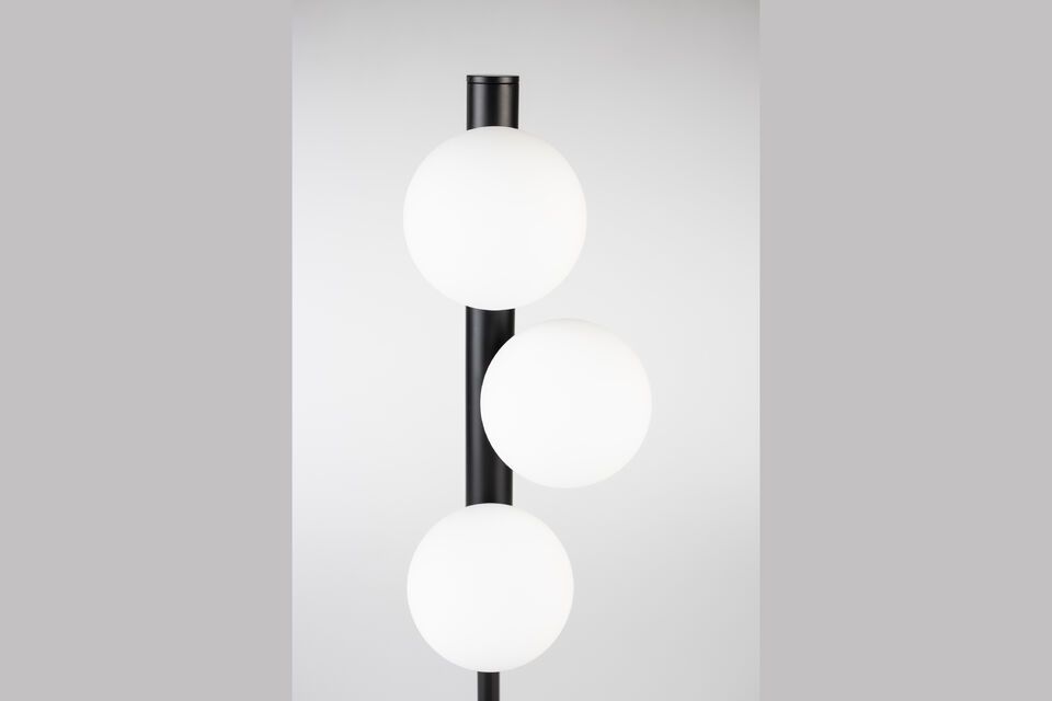 Table lamp in white glass Monica - 3