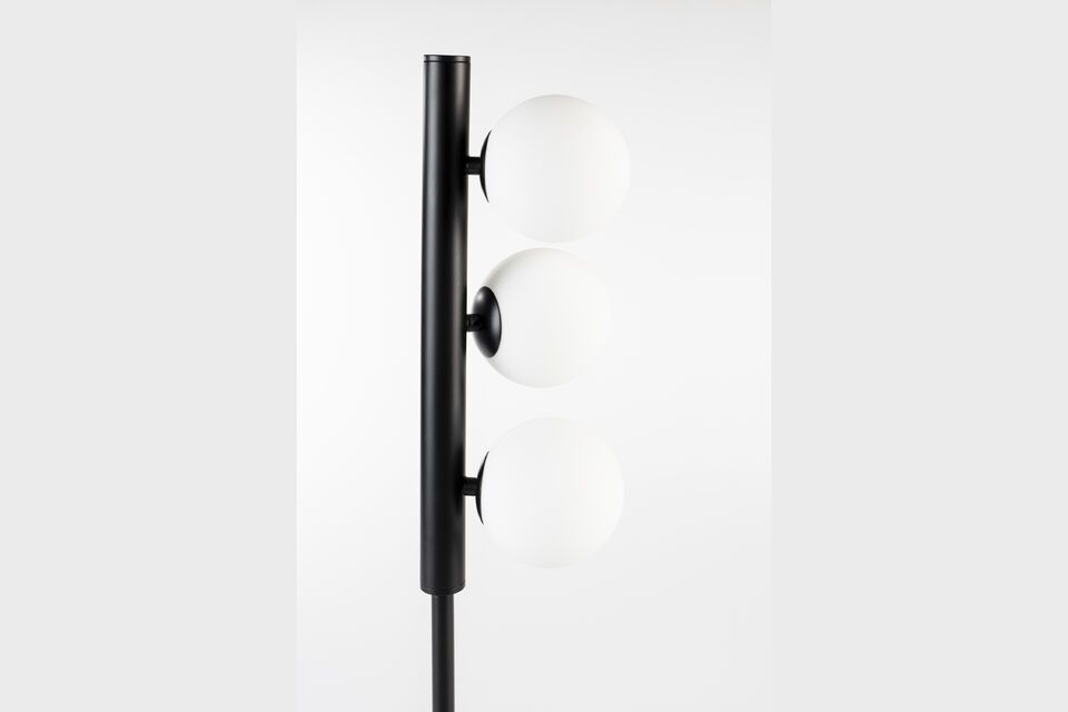 Table lamp in white glass Monica - 4