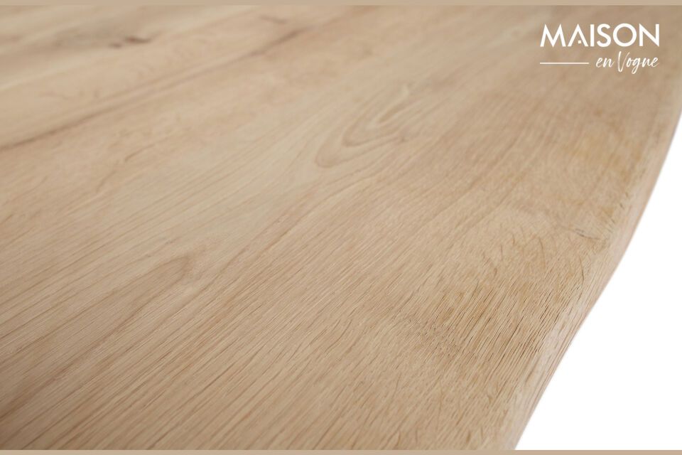 Discover the Tablo solid oak FSC tabletop from WOOD, a unique product with a sturdy, natural look