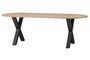 Miniature Tablo solid oak oval table Clipped