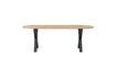 Miniature Tablo solid oak oval table 2