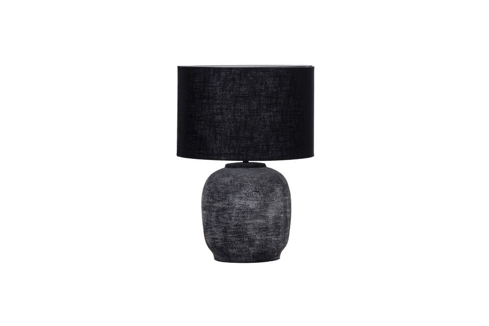 Tahi black and grey clay table lamp House Doctor