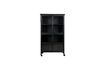 Miniature Tall showcase in black wood Ferre 1