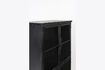 Miniature Tall showcase in black wood Ferre 5