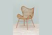 Miniature Tangerine beige rattan armchair 1