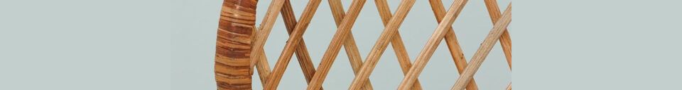 Material Details Tangerine beige rattan armchair