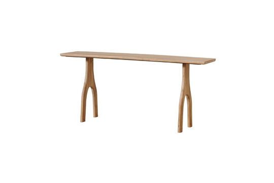 Tani light wood console Clipped